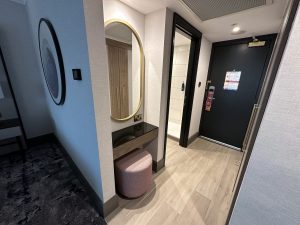 Makeup Area at Hilton Glasgow